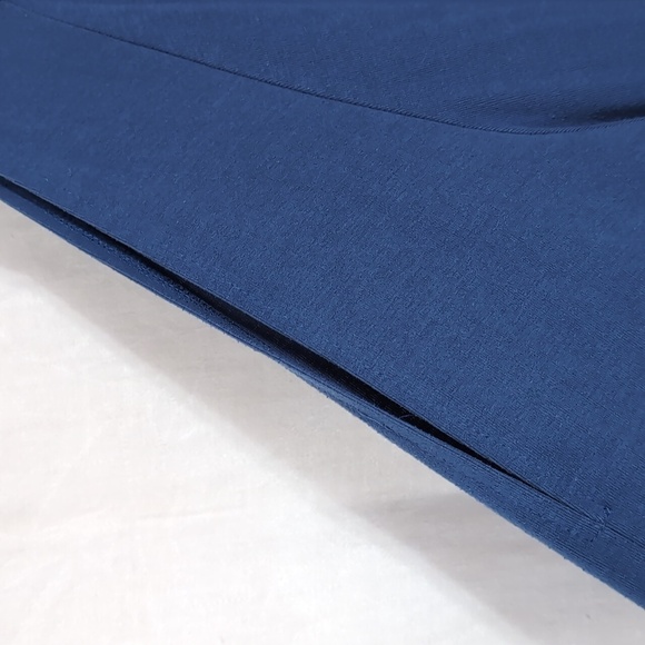 Blue Long Split Sleeve Tunic Blouse Size XX-Large - Picture 2 of 6